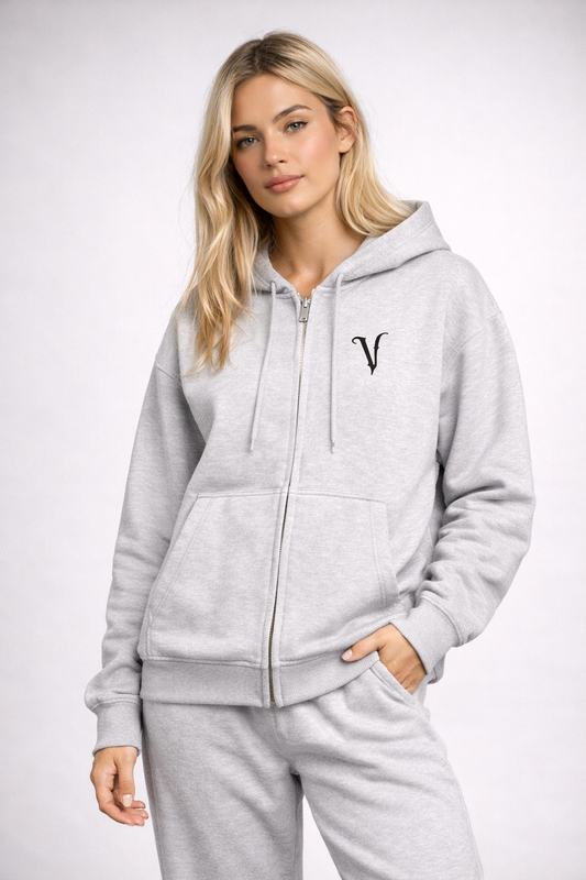 VANACY Basic Oversized Zipper Hoodie