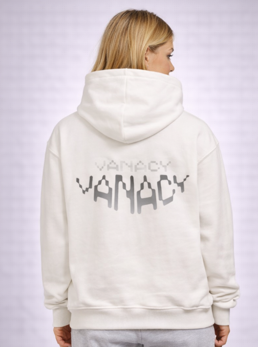 VANACY  Namur Oversized Hoodie Cream Black
