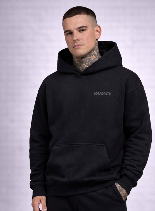 VANACY  Namur Oversized Hoodie Cream Black