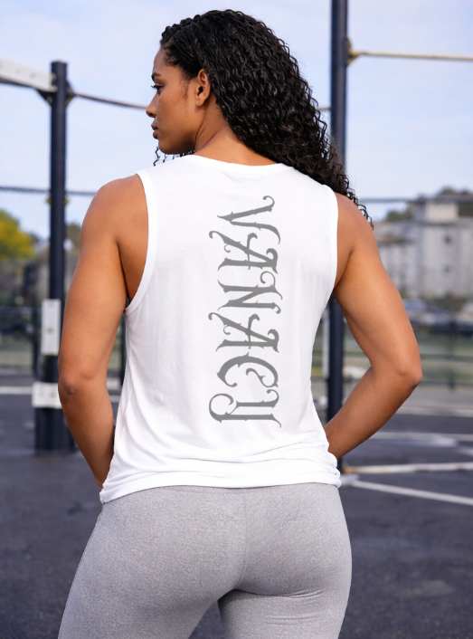 VANACY Sleeveless Oversized Tee
