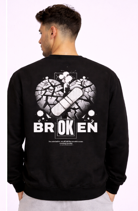VANACY Unisex BRokEN Classic Sweatshirt
